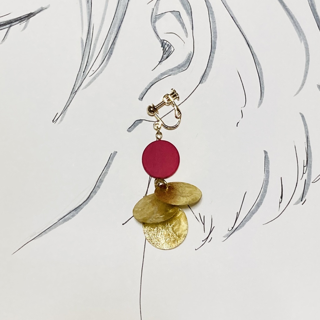 山田一郎イメージイヤリング