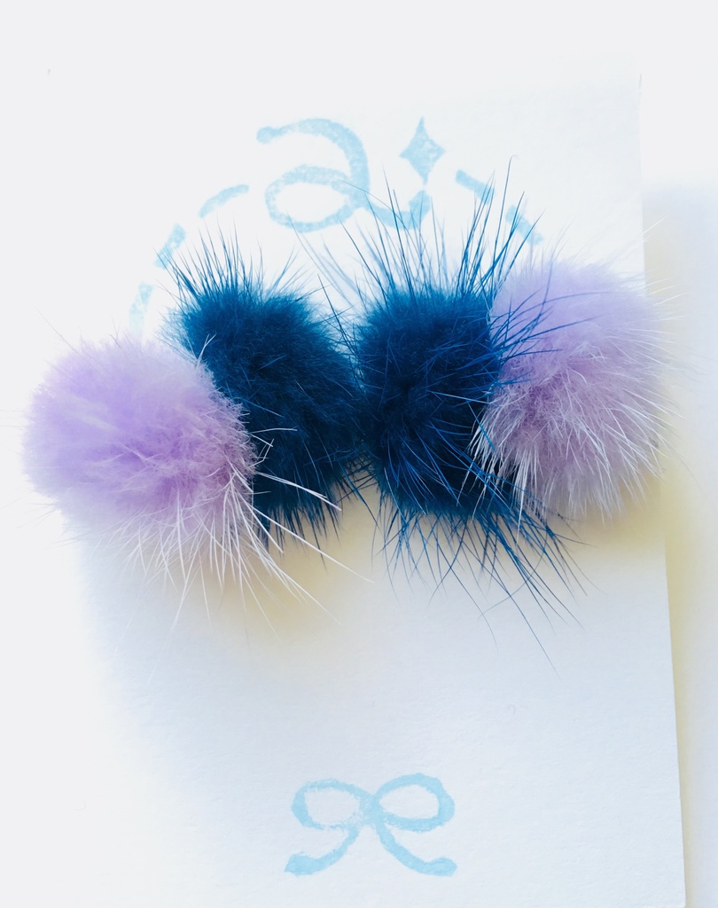 【おそ松さん】ミンクファーのイヤーアクセサリー