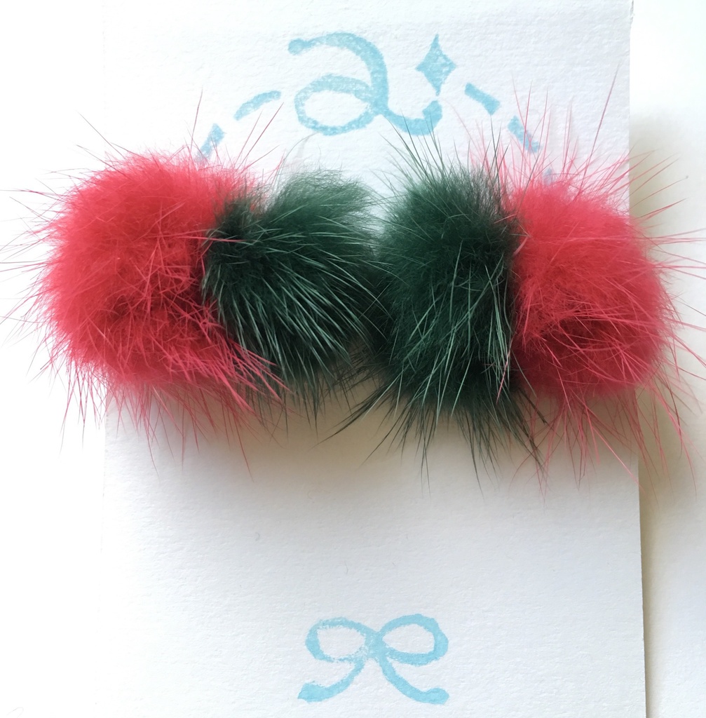 【おそ松さん】ミンクファーのイヤーアクセサリー