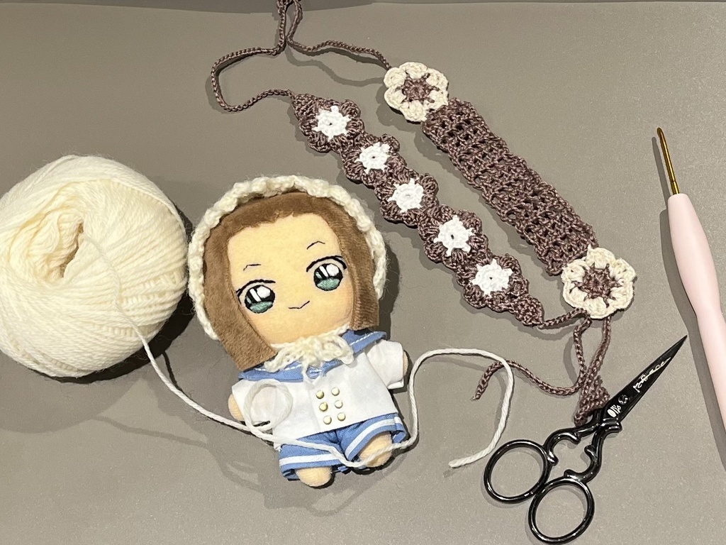 お花のヘッドドレス