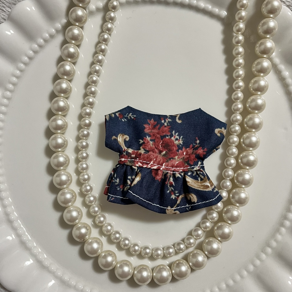 花柄クラシカルワンピース