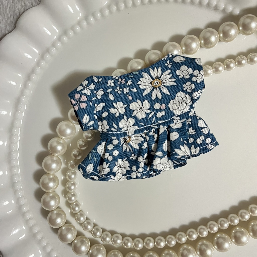 花柄クラシカルワンピース