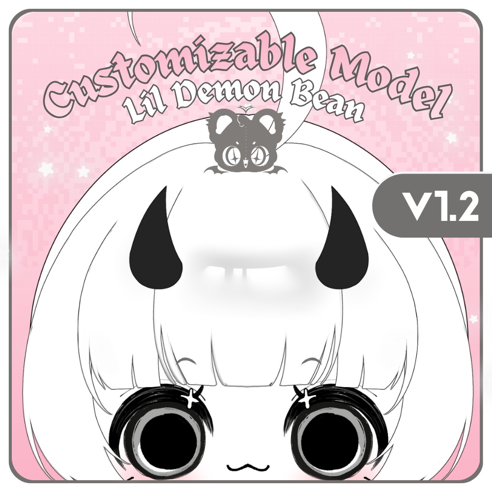Lil Demon Bean（カスタマイズ可能VTuberモデル）