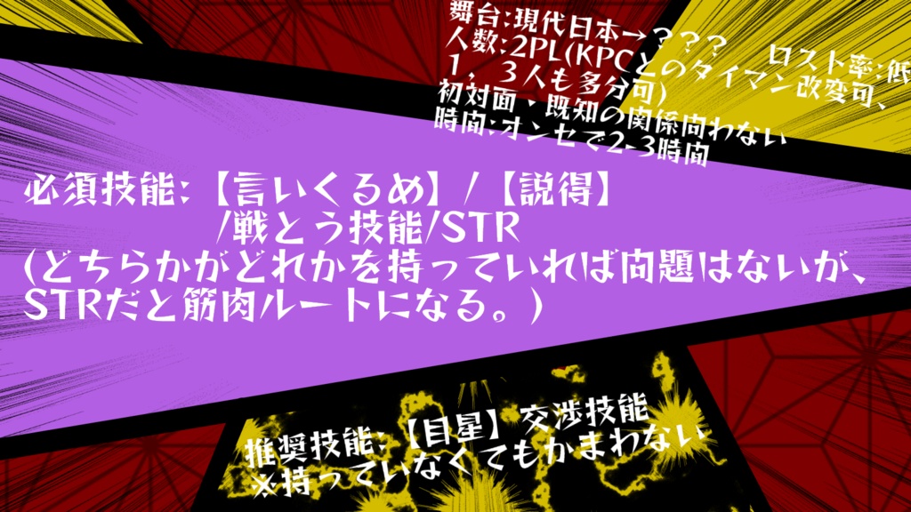 【CoC】丁か半か ギャグ版【SPLL:E196738】