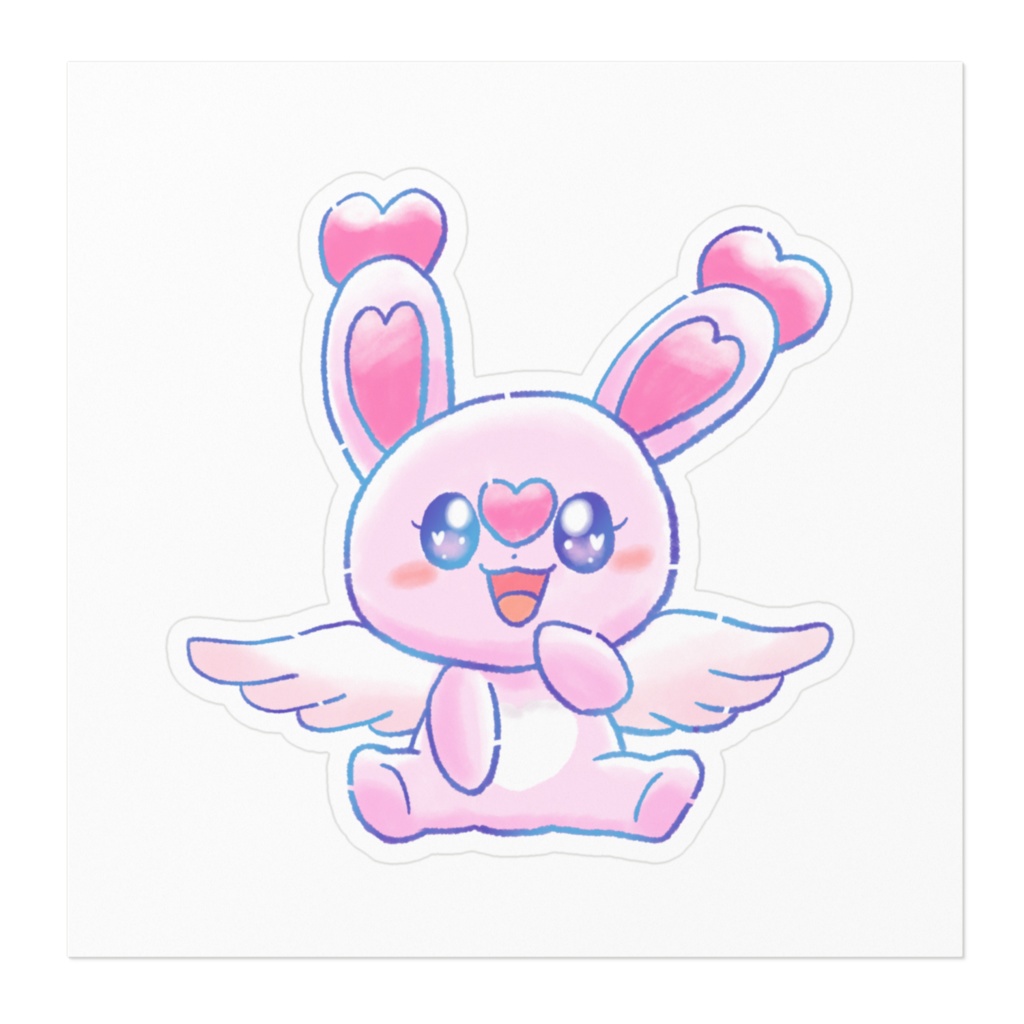 AngelRabbits ステッカー らぶうさ①