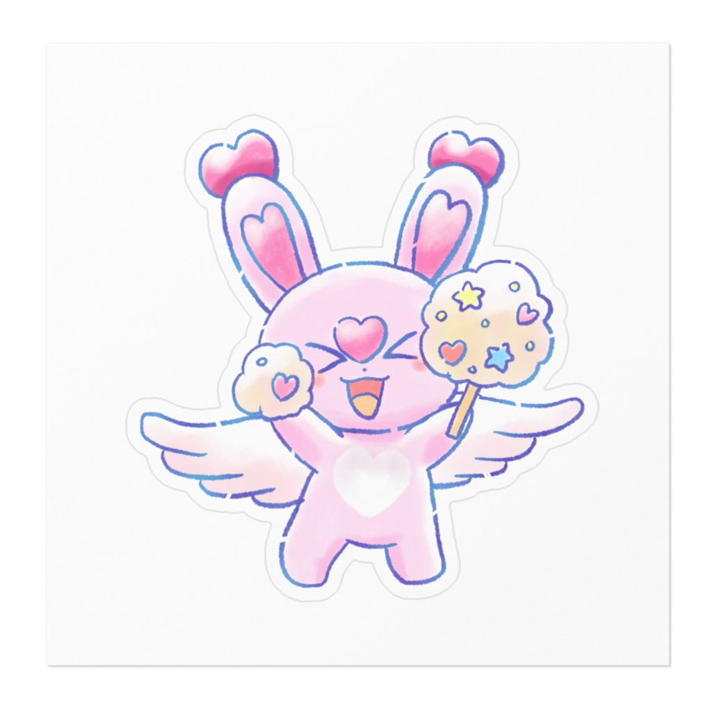 AngelRabbits ステッカー らぶうさ②