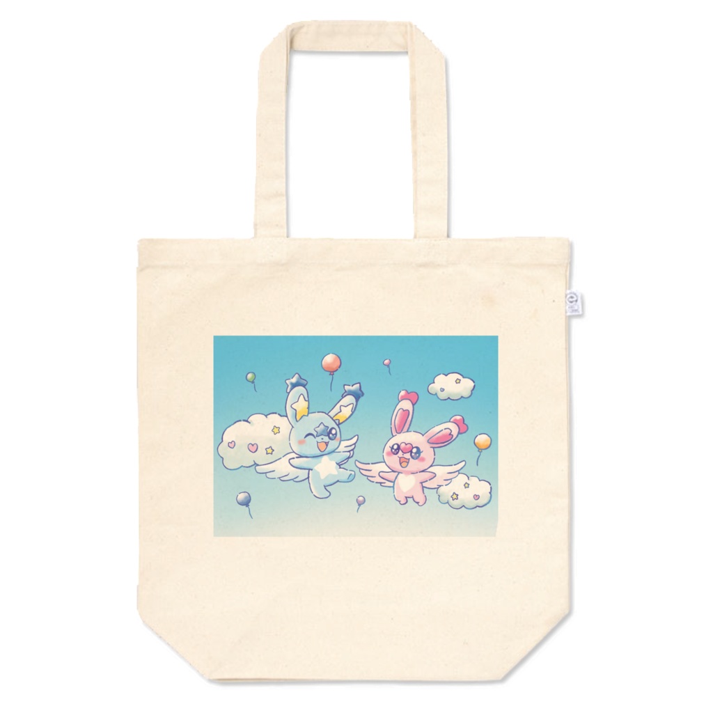 AngelRabbits トートバッグ　青空