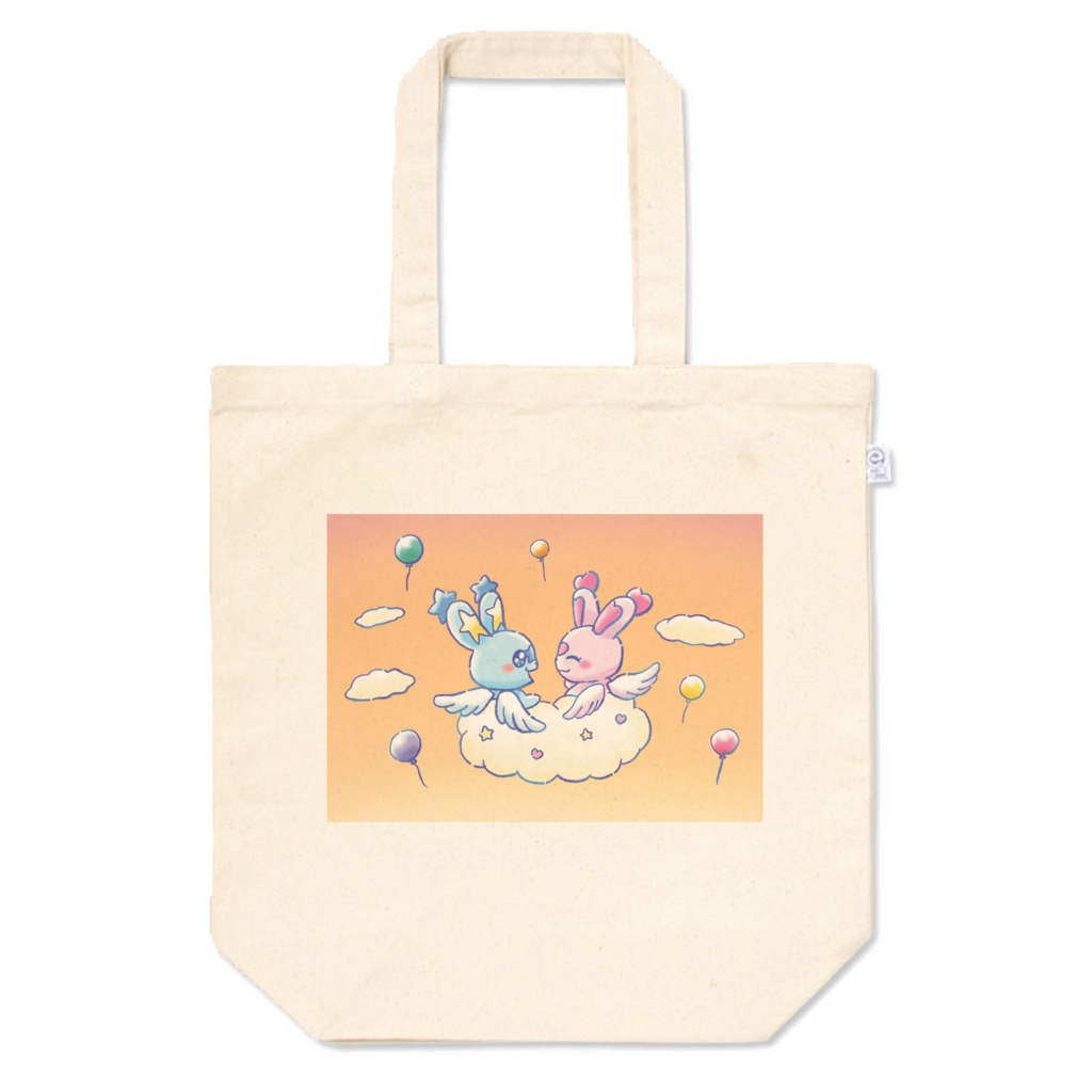 AngelRabbits トートバッグ　夕焼け空