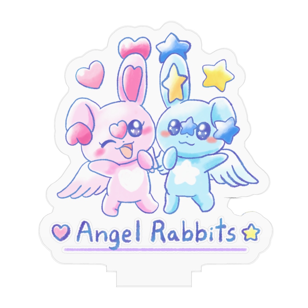 AngelRabbits アクリルスタンド らぶうさ&ほしうさ