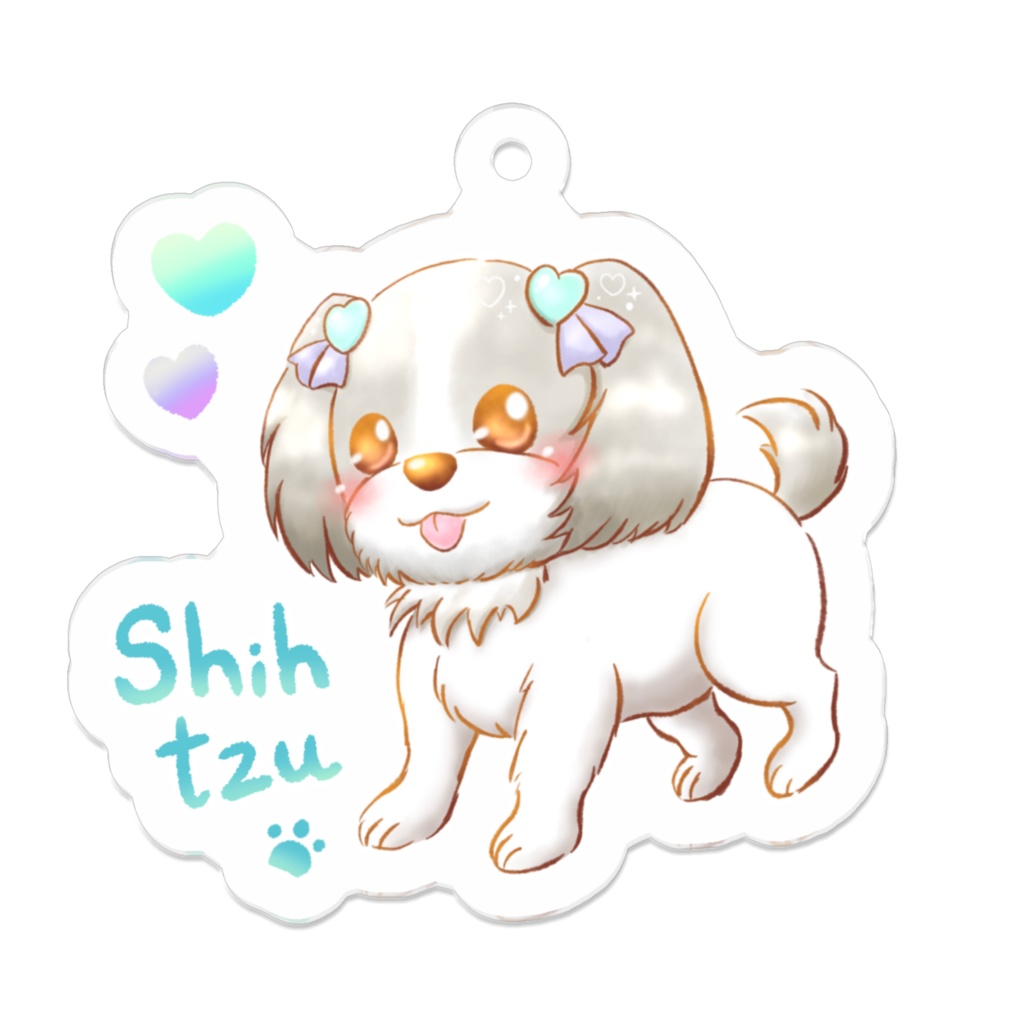 Happinessdogs アクリルキーホルダー　シーズー