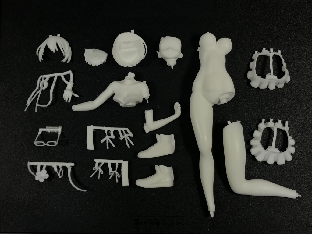 惣田めろん オリジナルキャラクターフィギュア ガレージキット