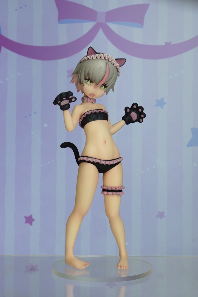 汐入みぃ ビーストモード オリジナルキャラクターフィギュア ガレージキット