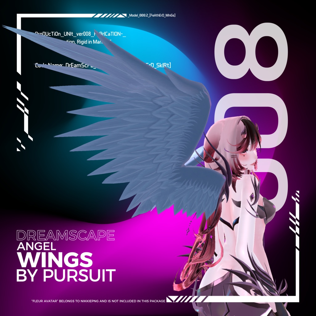 Dreamscape Outfit [Angel Wings & Feathered Skirt]