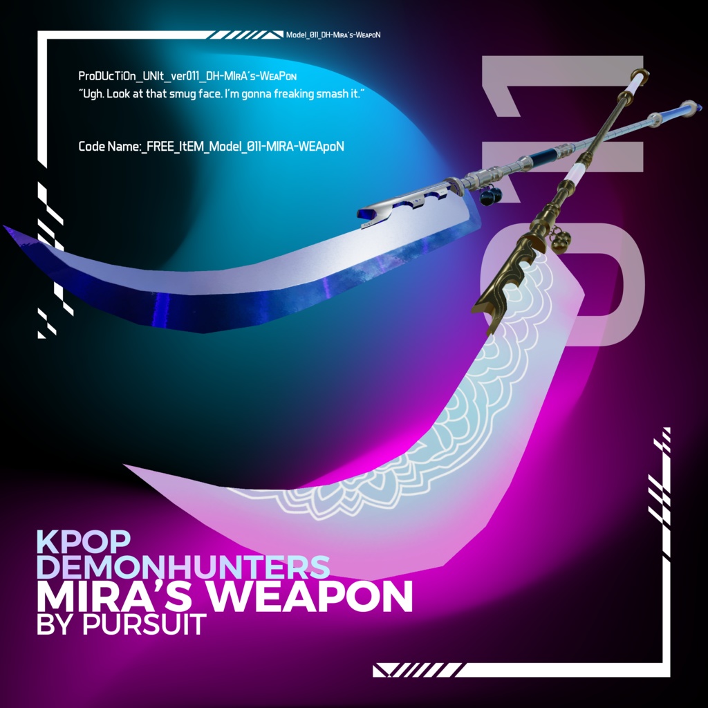 Kpop Demon Hunters Mira's Weapon [Free Item 002] |無料アイテム