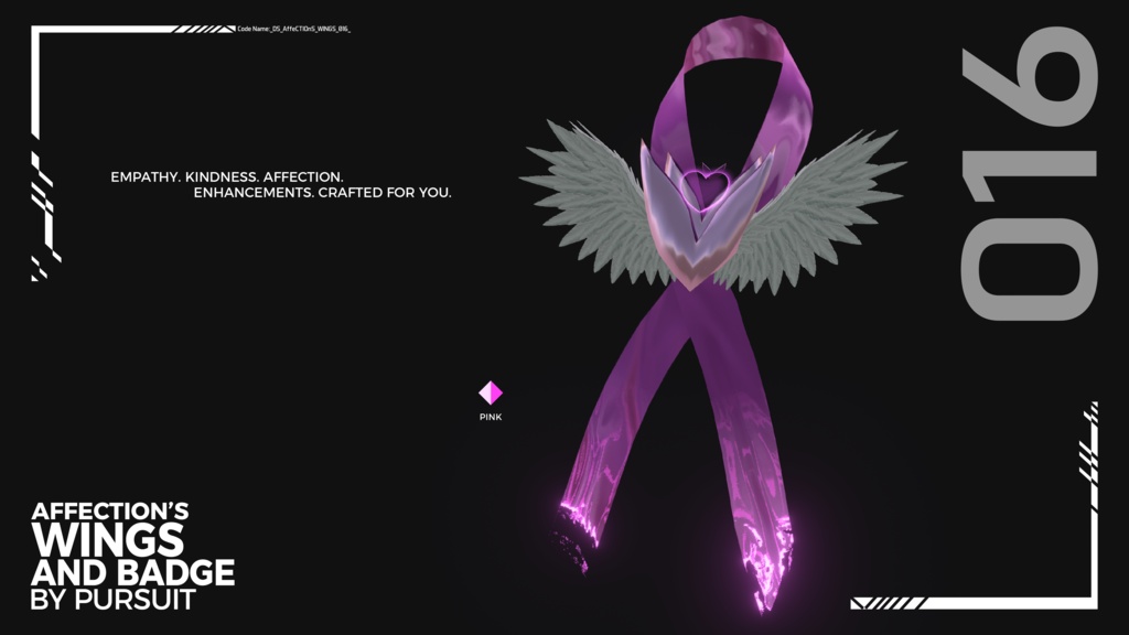 【リリース記念 50% OFF】夢界シリーズ:アフェクション・ウィング&バッジ with VFX | Affections Wings and Badge with VFX 50% off Release Day Price
