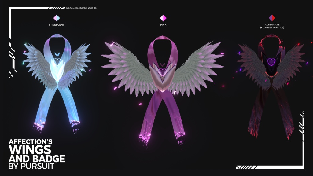 【リリース記念 50% OFF】夢界シリーズ:アフェクション・ウィング&バッジ with VFX | Affections Wings and Badge with VFX 50% off Release Day Price