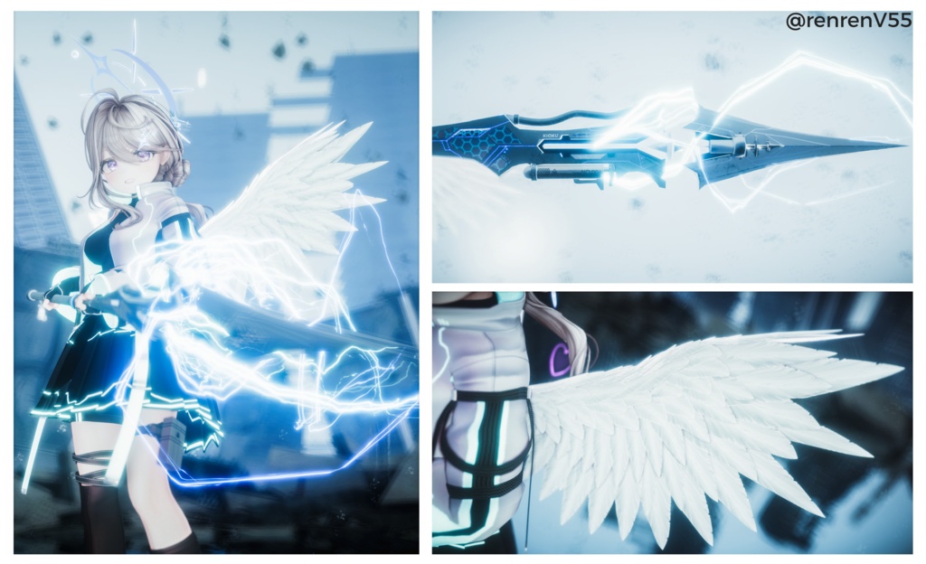 【リリース記念 50% OFF】夢界シリーズ:アフェクション・ウィング&バッジ with VFX | Affections Wings and Badge with VFX 50% off Release Day Price SALE