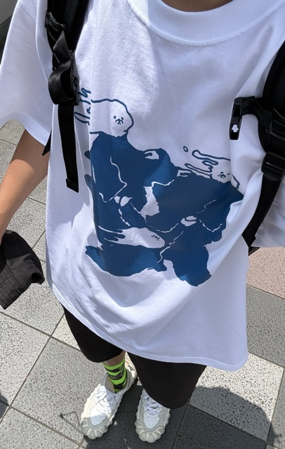 風の強い日Tシャツ 7.4oz ビッグシルエット