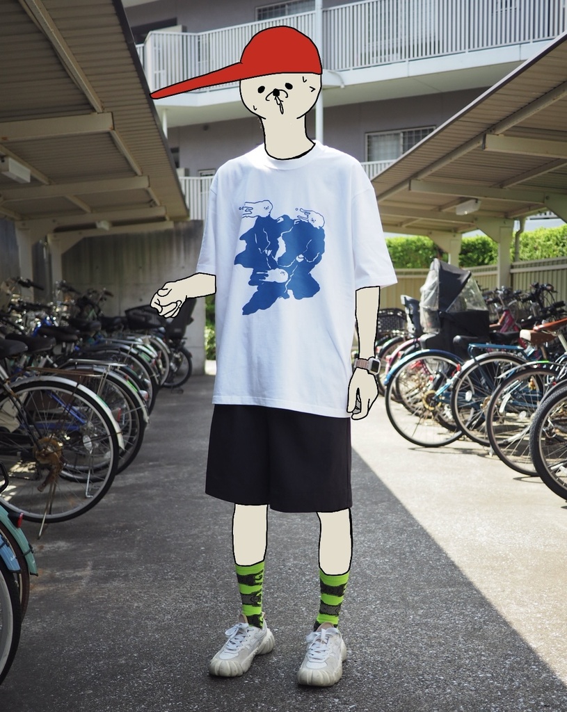 風の強い日Tシャツ 7.4oz ビッグシルエット