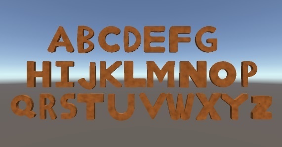 【A~Z】アルファベット型ビスケット(無料)