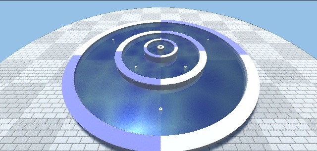 【噴水調節付き斗】憩いの噴水(3種デザイン)