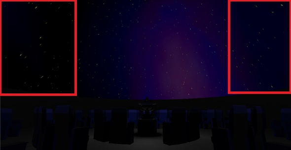 【星が廻る】プラネタリウム(半天球型)