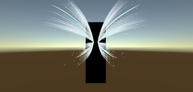 【パステル調】導く妖精の羽(パーティクル)