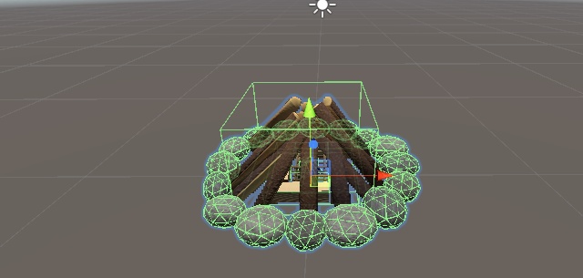 【ゆらめく】無心たき火(4種パーティクル付)