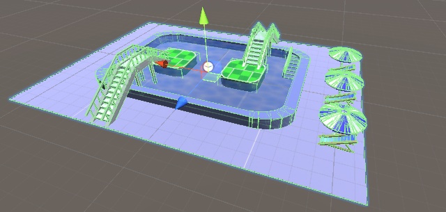 【気分は海外風】Sinプール(ビーチパラソル、チェア付)