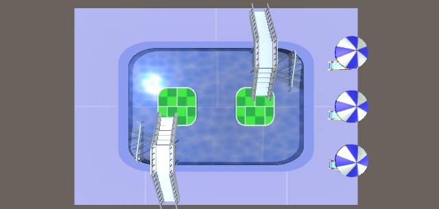 【気分は海外風】Sinプール(ビーチパラソル、チェア付)