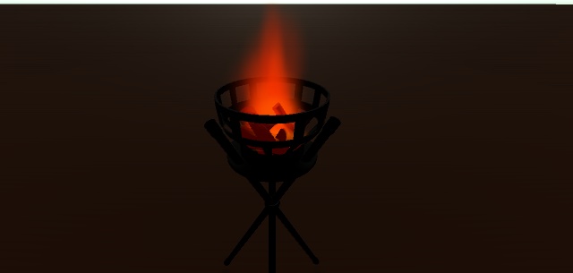 【ゆらめく灯り】篝火(かがりび)