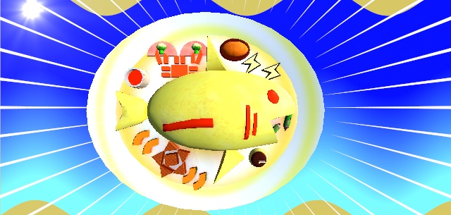 【シャープなオムライス】サメライス(無料)