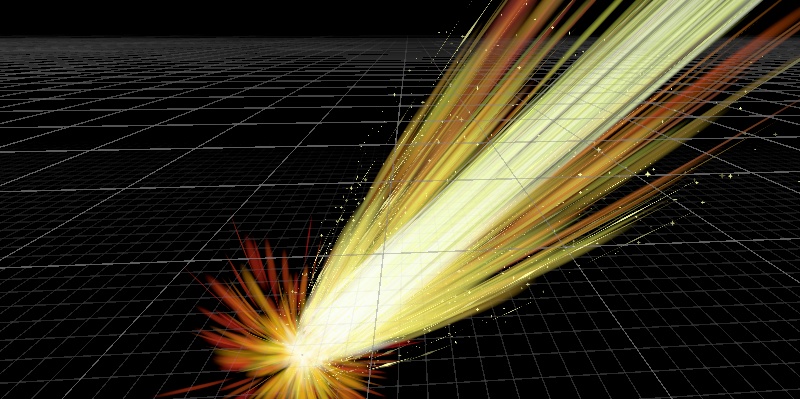 【一握のきらめき】流れゆく隕石(パーティクル)