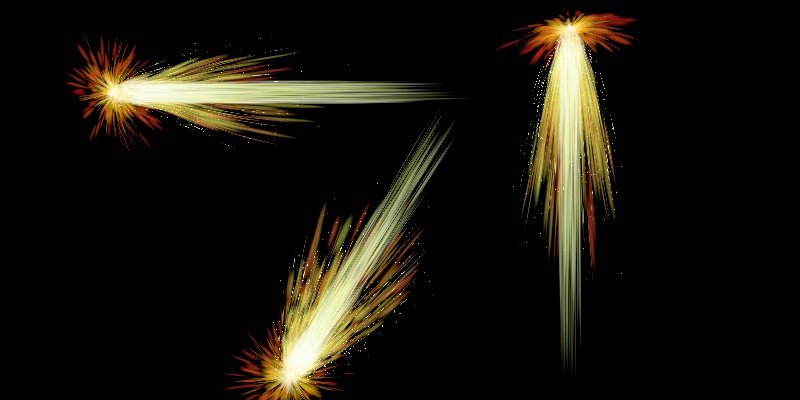 【一握のきらめき】流れゆく隕石(パーティクル)