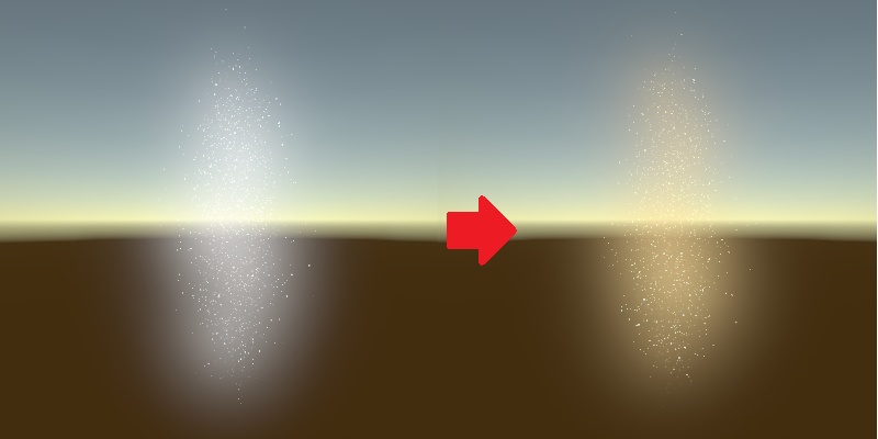 【光の柱】サンピラー(パーティクル)