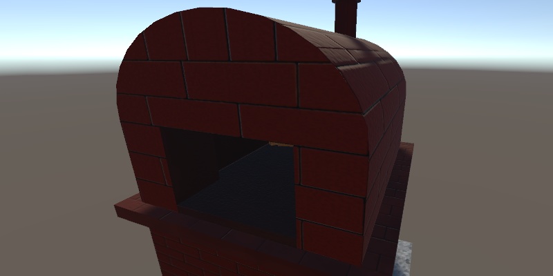 【ぽかぽか～な】ふっくらピザ釜(炎と煙付き斗)