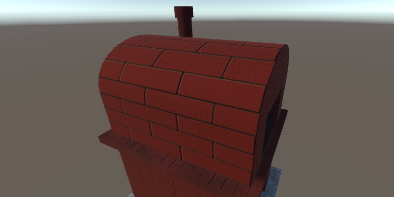 【ぽかぽか~な】ふっくらピザ釜(炎と煙付き斗)