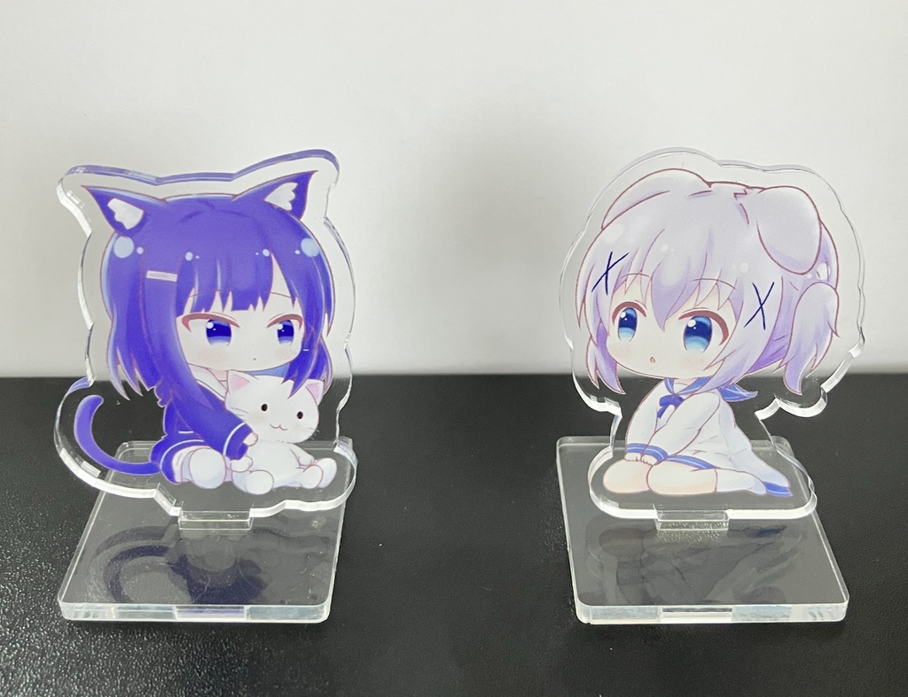 【新作】チノうさとフユねこ アクリルスタンド【ご注文はうさぎですか?】