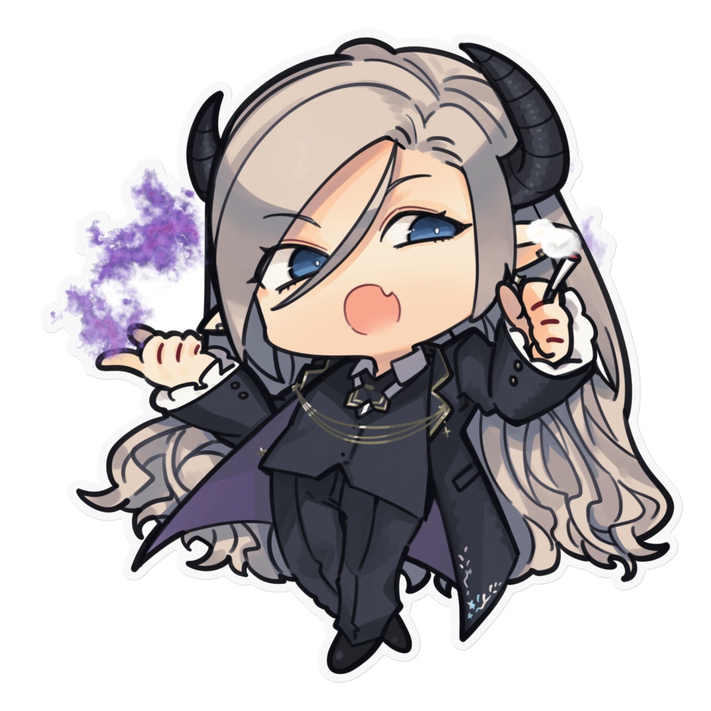 🎫ヤニーラカスハマーキ デフォルメステッカー(全2種・2タイプ)✨