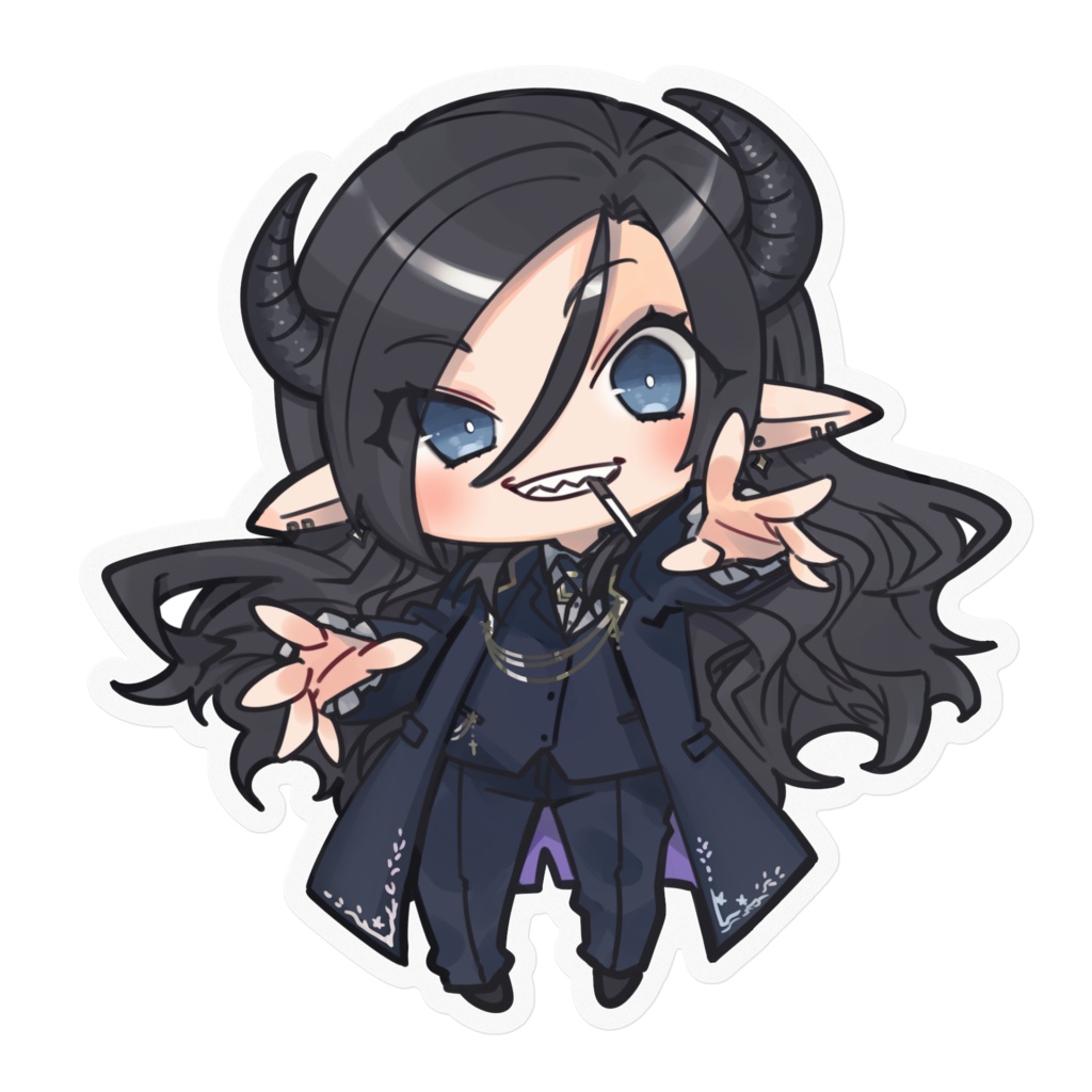 🎫ヤニーラカスハマーキ デフォルメステッカー(全2種・2タイプ)✨