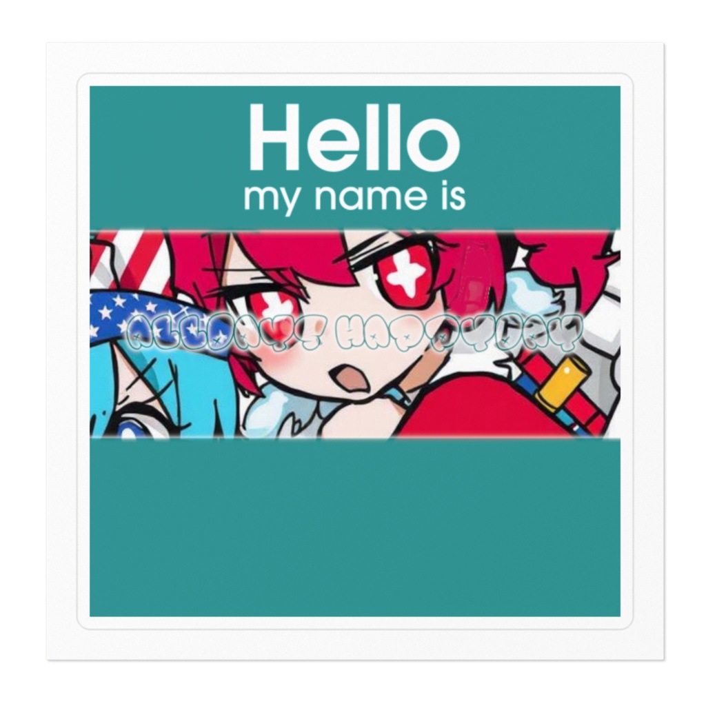 AD☆HDe@dステッカー