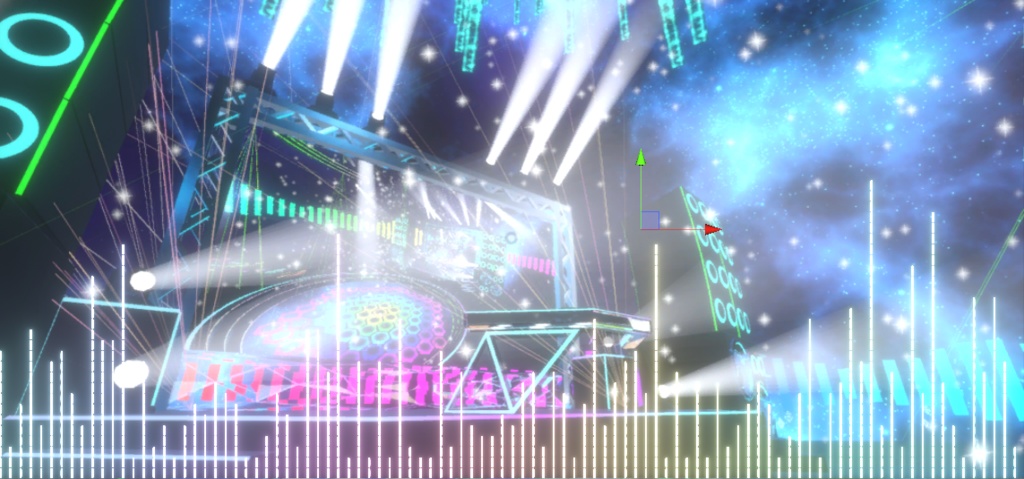 VCC対応 自動で動く! AudioLink対応 AudioSpectrumShader