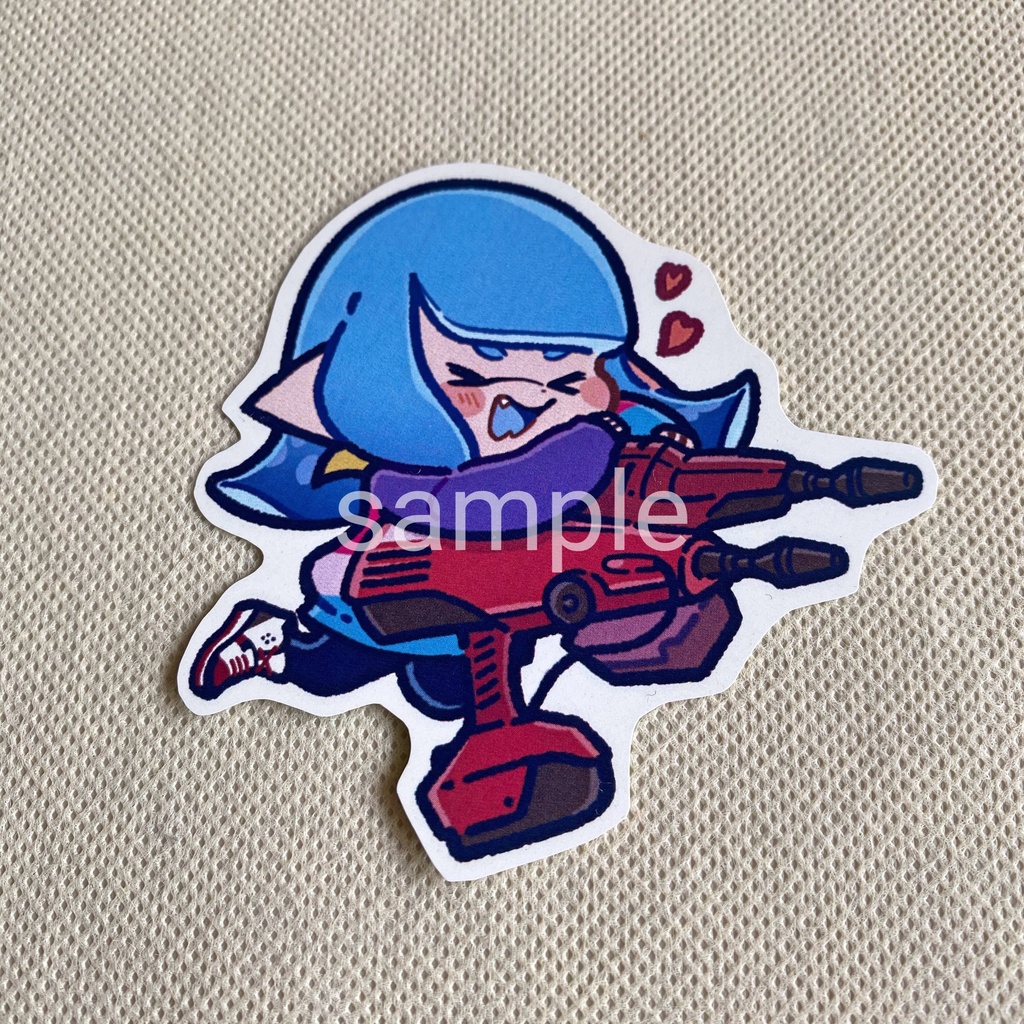 ブキイカちゃんステッカー