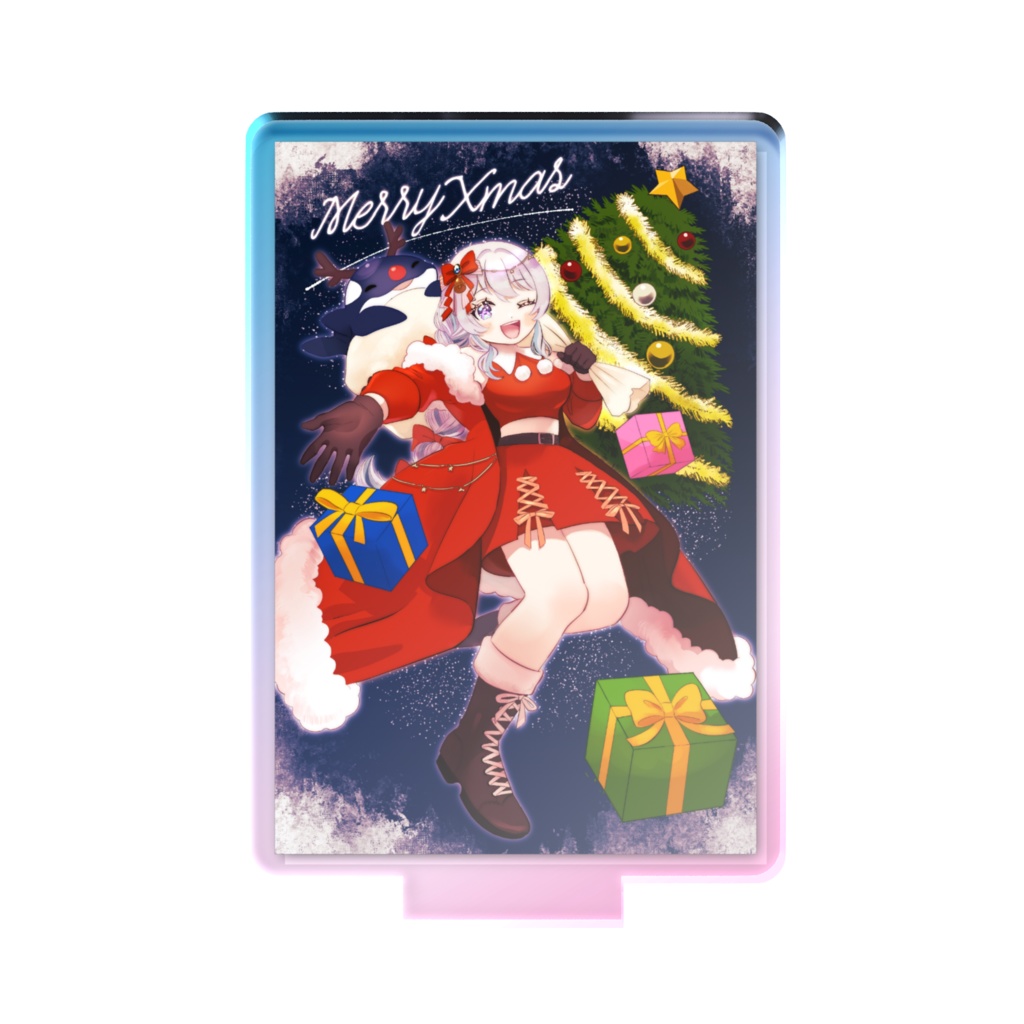 【12月限定】 月鯨みはね アクリルスタンド 2025Xmasエディション