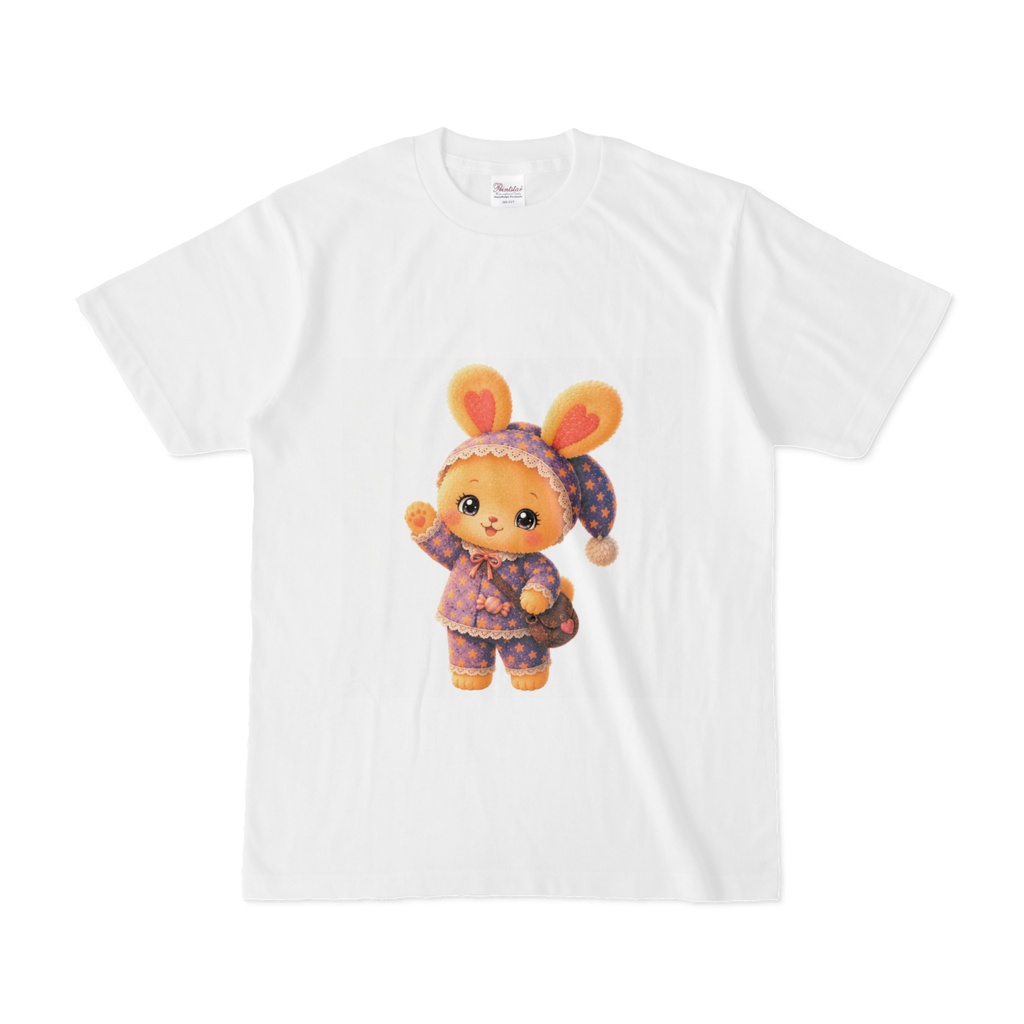 ラビうさのおやすみTシャツ ～おやすみさんぽ～