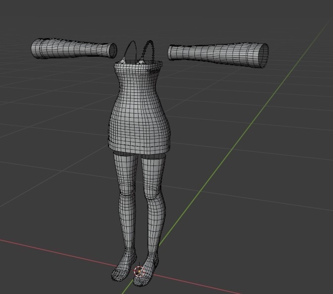 【リアアリス用】らずべりー式 肩出しニット【VRChat】