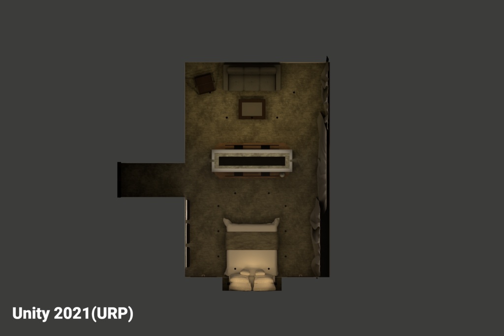 【VRChat】RBS BR03_Bedroom v2.0.0【睡眠ギミック設置済み】