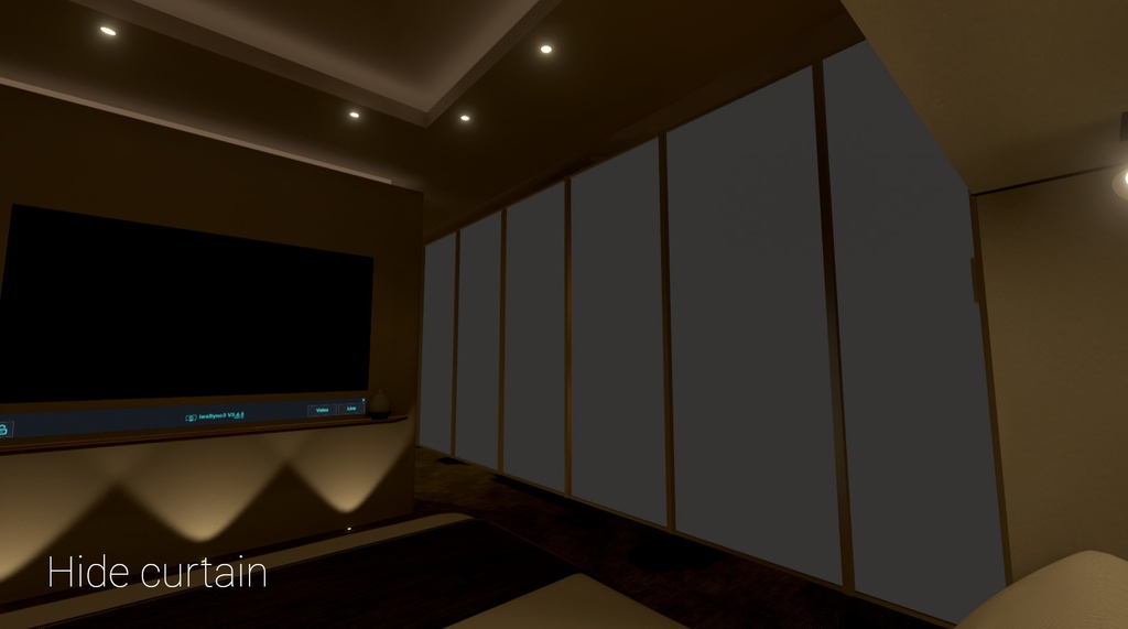 【VRChat】RBS BR03_Bedroom v2.0.0【睡眠ギミック設置済み】