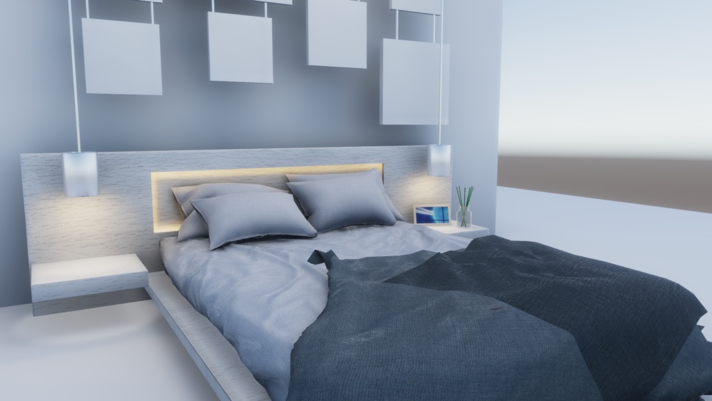 【睡眠ギミック搭載ベッド】RBS ModernBed-A