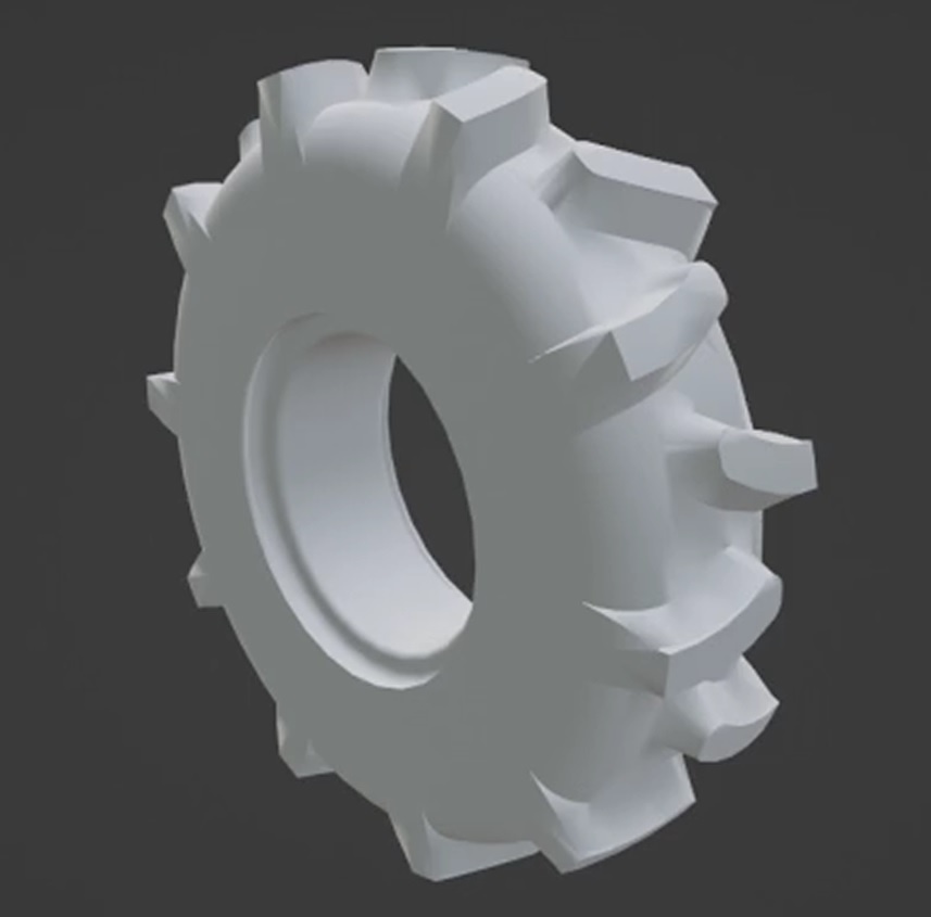 【3Dモデル】 AGタイヤ 【無料】